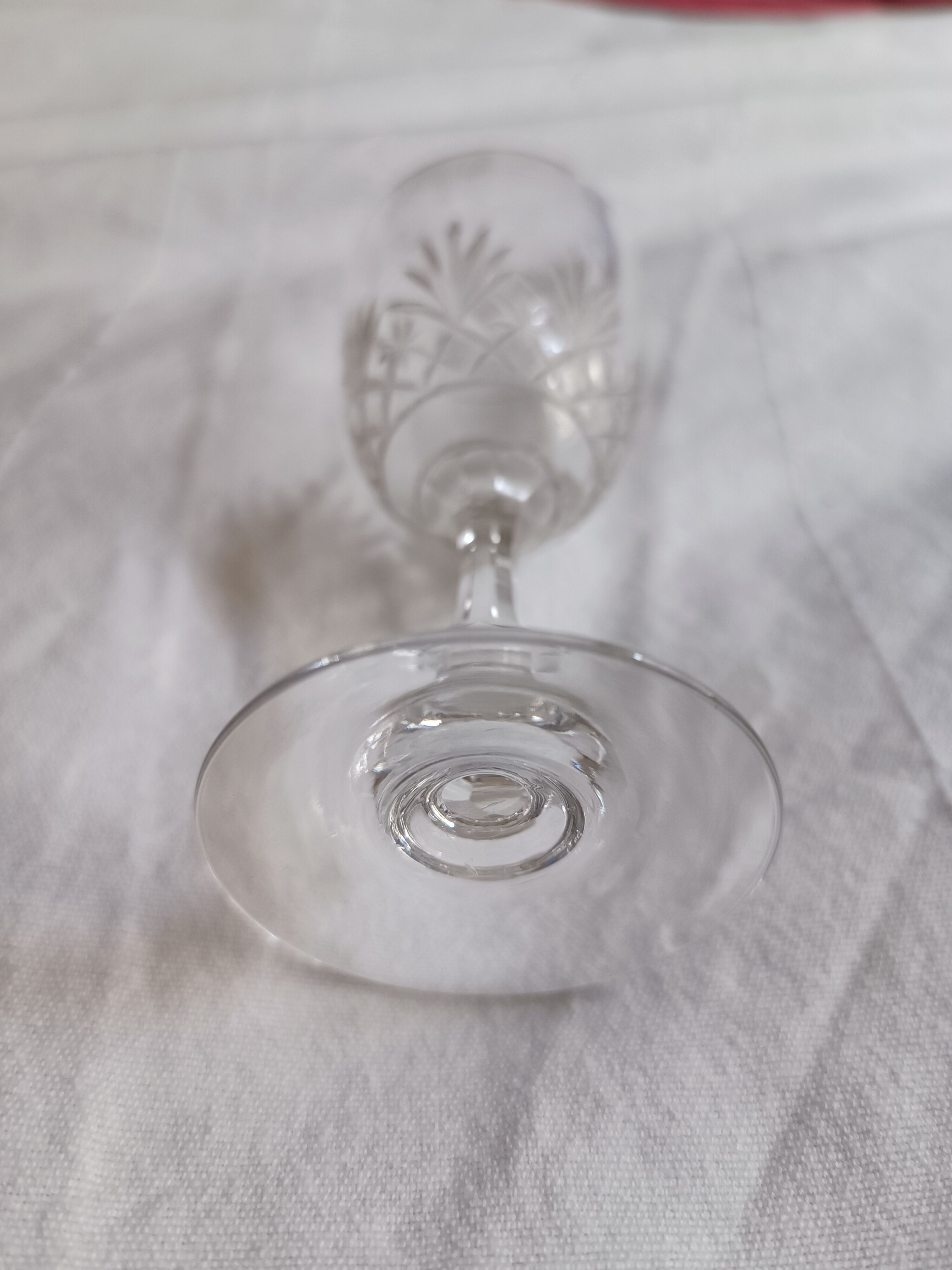 6 glasses in Porto / Aperitif Saint Louis Massenet