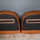 Pair of Solange club armchairs in sheepskin leather – reproduction