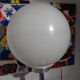 Lamp ball chrome foot tulip of the 1960s