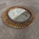 Miroir en rotin