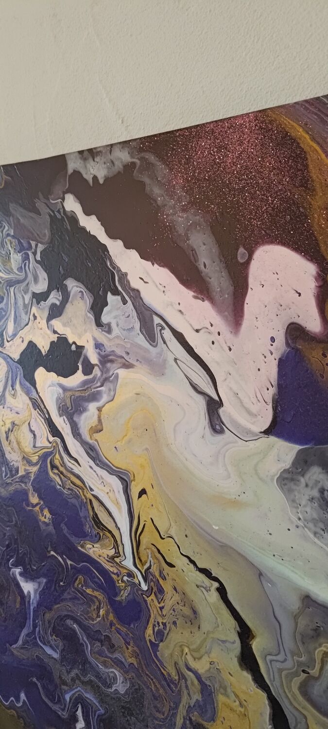 Abstract oil painting