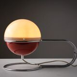 Lampe de table Space Age rouge Formland par Sidse Werner et Leif Alring pour Fog & Mørup, Danemark, années 1970