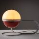 Formland red Space Age table lamp by Sidse Werner & Leif Alring for Fog & Mørup, Denmark, 1970s