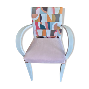 Fauteuil bridge esprit vintage