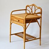 Rattan bedside