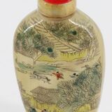 Flacon chinois verre