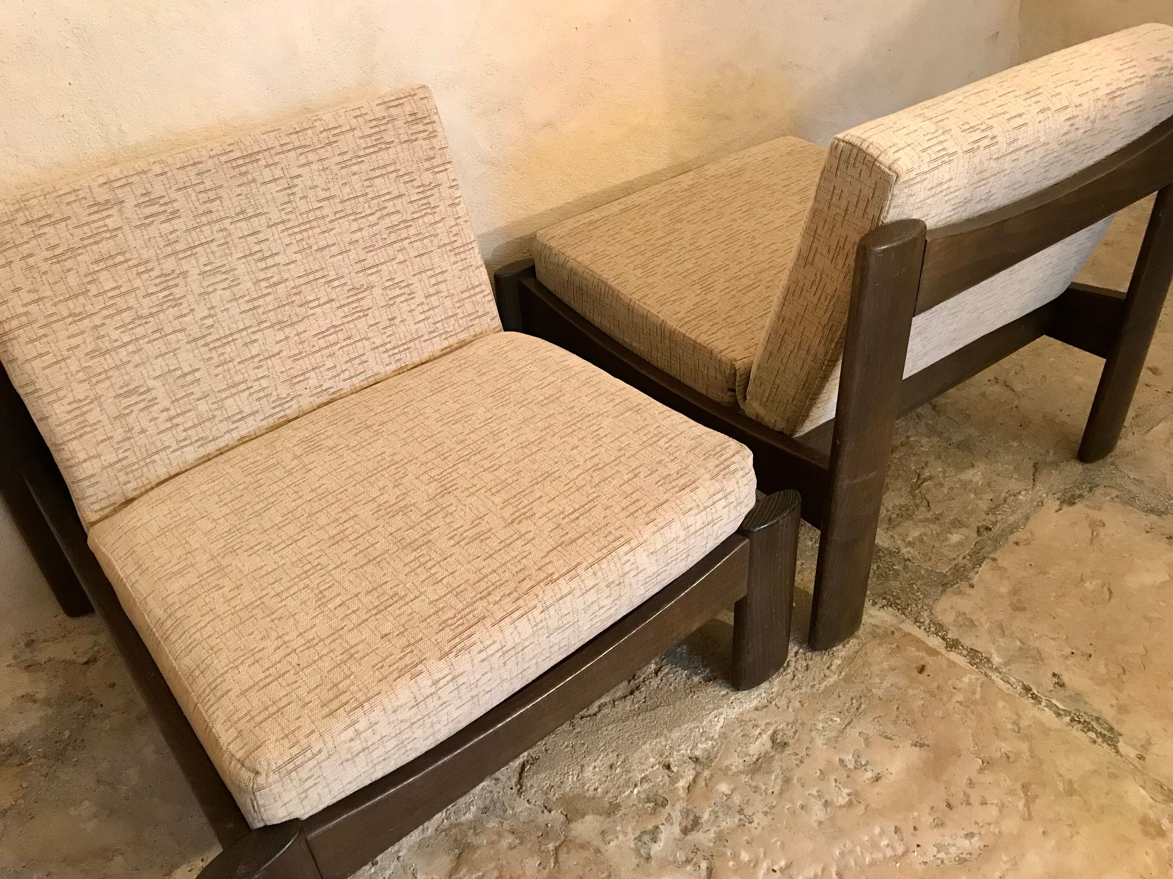 Pair of vintage armchairs