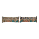 Set of 2 vintage Turkish cushion covers 30x76 cm