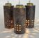 Copper / glas pendants, Nanny Stiil , danmark Set of three , 70s image