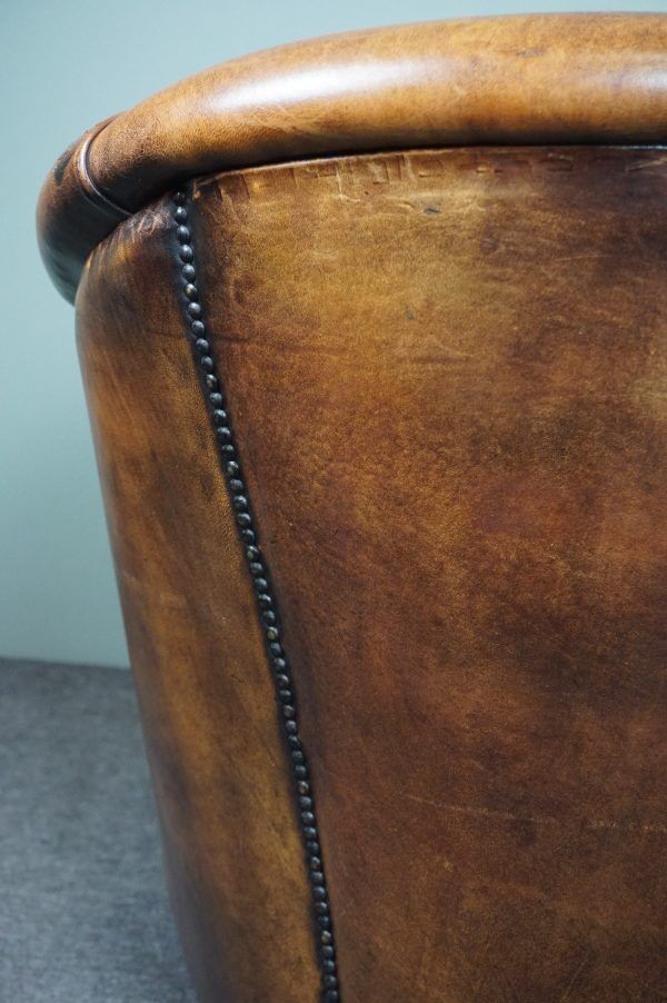 Club armchair in sheepskin