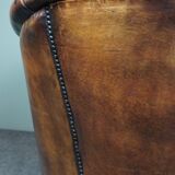 Club armchair in sheepskin