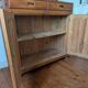 Vintage Parisian Buffet - Patinated Blonde Pine - 100x100cm