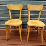 Paire de chaises bistrot vintage