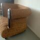 Fauteuil rotin et tressage végétal