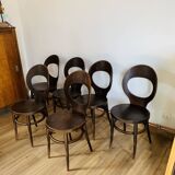 Set of 6 Baumann seagull model chairs