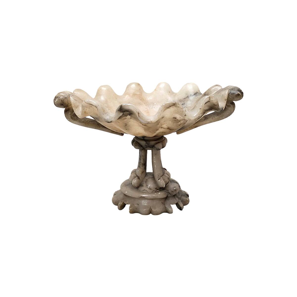 Antique Italian Alabaster Tazza, from around 1900