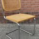 Ensemble de 4 Chaises vintage modèle Cesca B32 en chrome et bois
