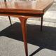 Scandinavian teak table expandable