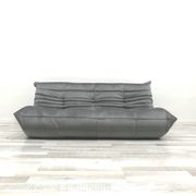 Togo in grey velvet by Michel Ducaroy for Ligne Roset