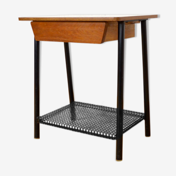 Table de chevet moderniste vintage 1950 / 1960