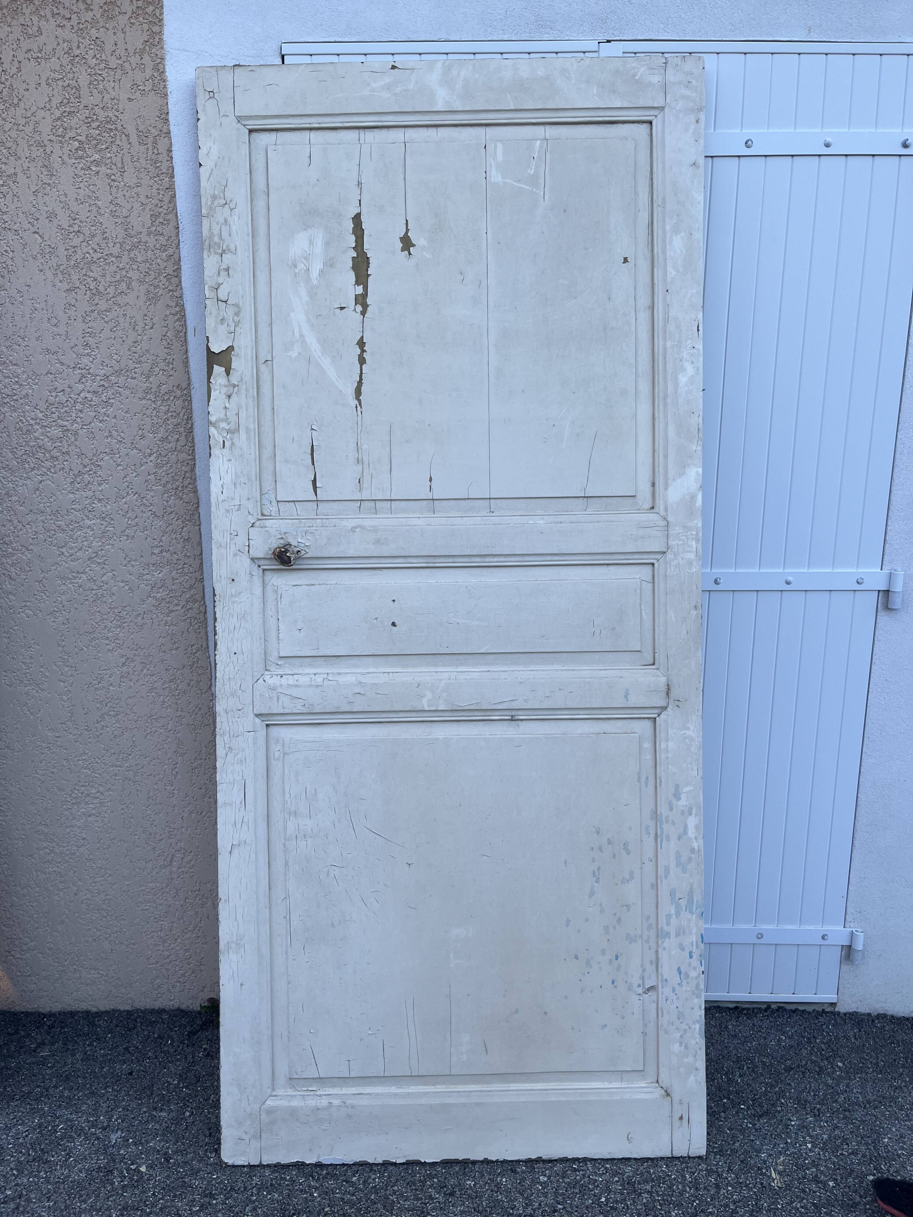 Old wooden door