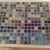 Wooden and ceramic coffee table