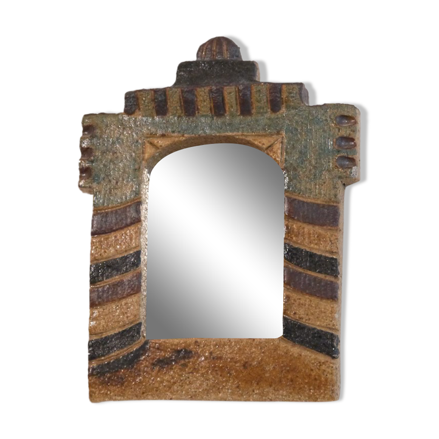 Miroir en ceramique "les argonautes" Vallauris 1960