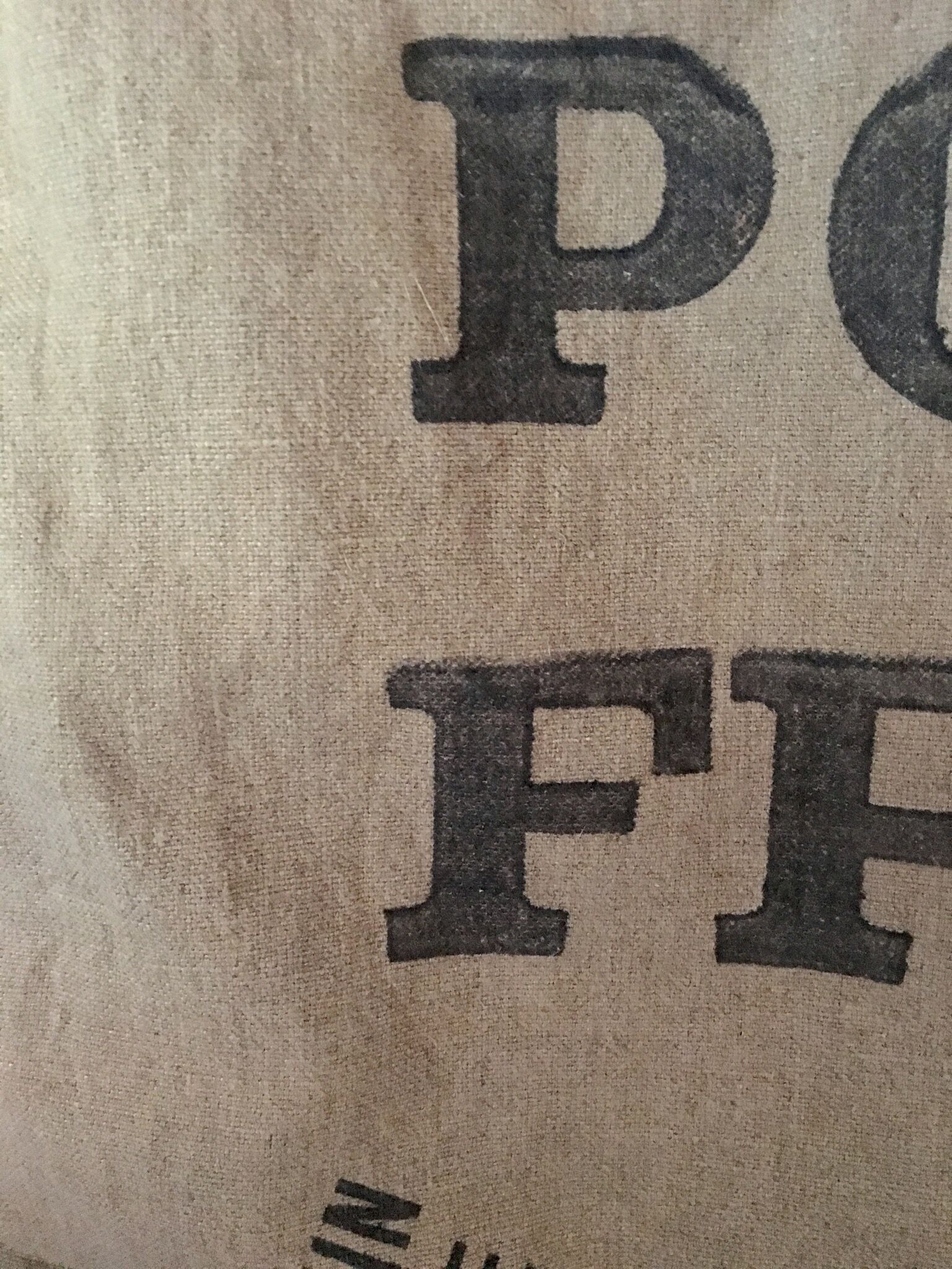 La Poste linen canvas bag