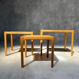Suite of 3 vintage Scandinavian nesting tables