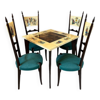 Table de jeux italienne 1970