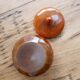 Round wooden box