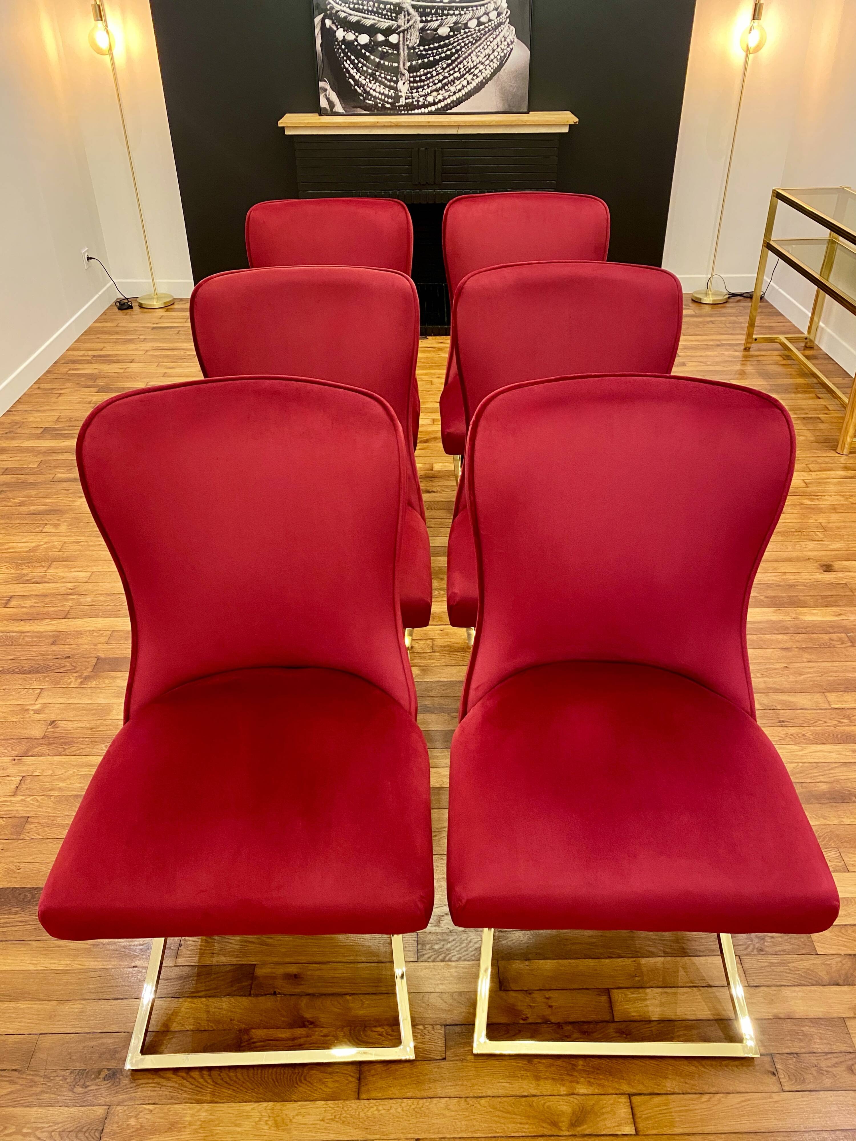 Lot de 6 chaises de salle à manger