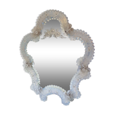 Murano glass mirror 37x31cm