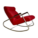 Vintage bauhaus rocking armchair from 1950’s