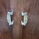 Art deco bar furniture symmetrical walnut veneer