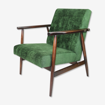 Vintage green chameleon easy chair, 1970s