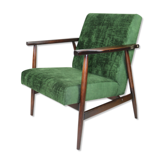Vintage green chameleon easy chair, 1970s
