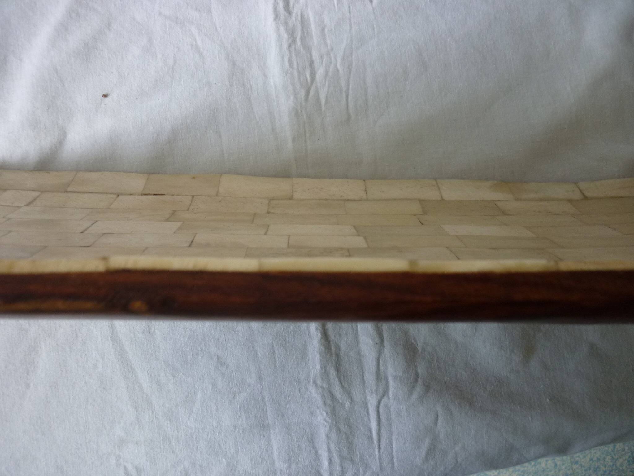 Rectangular bone tray, 34.5 cm