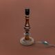 Antique turned solid wood lamp base