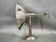 1930s Bauhaus Chrome Table Lamp with Beech Handle, Czechoslovakia
