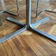 Table ovale en marbre vintage