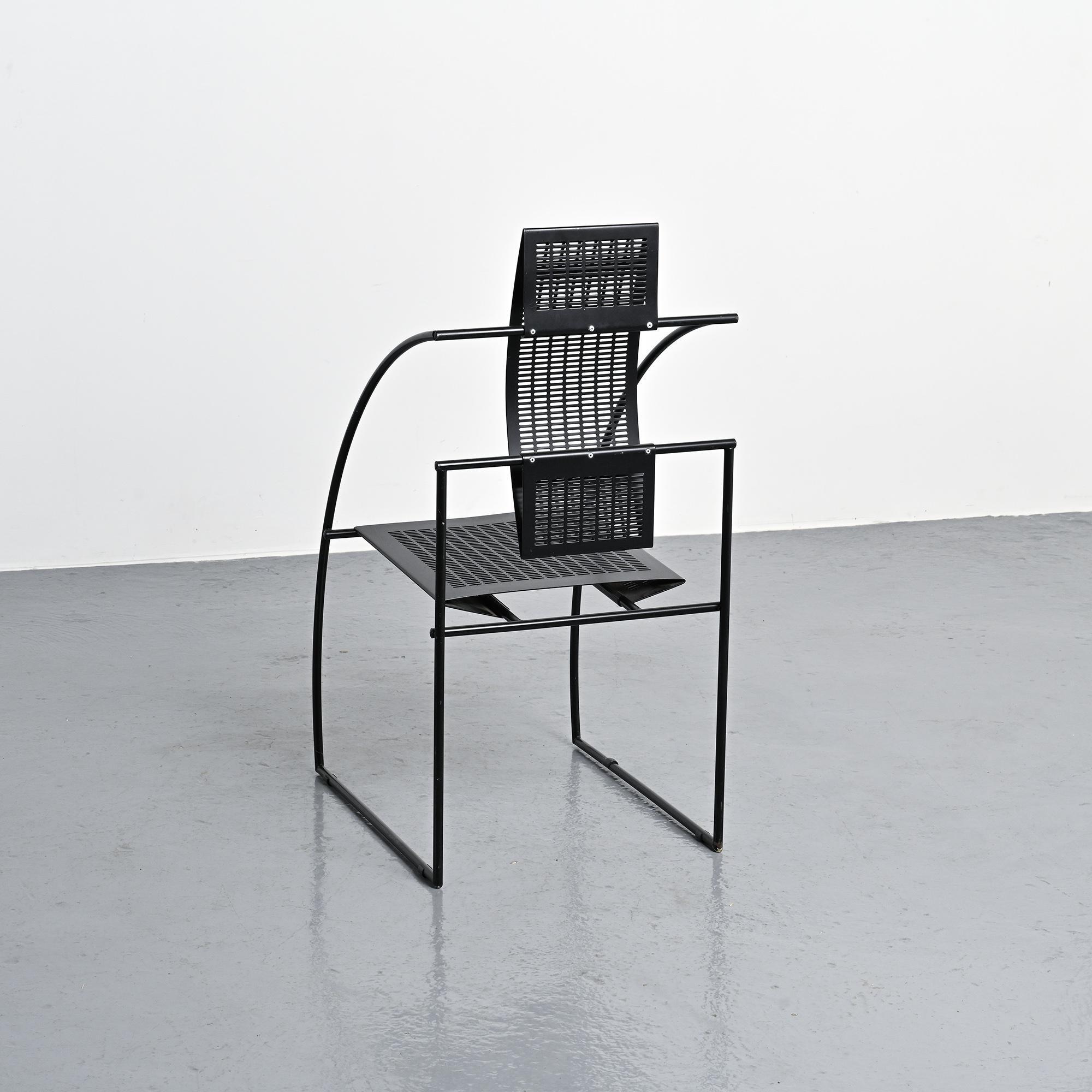 Quinta 605 chair by Mario Botta for Alias, circa 1985