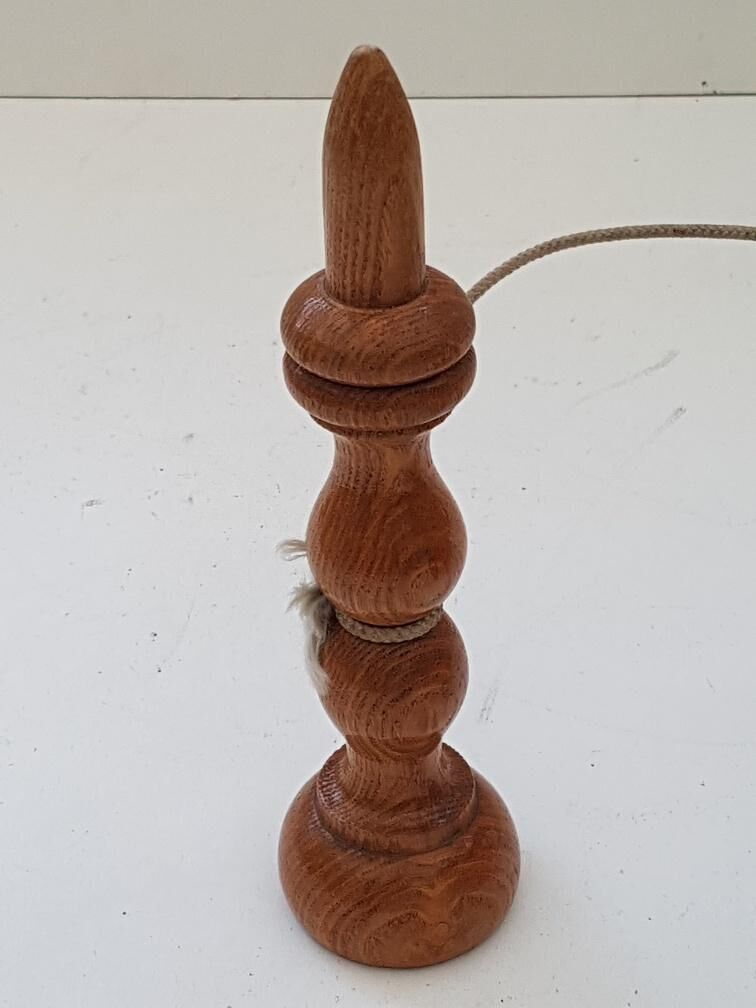 Large old light wood Bilboquet