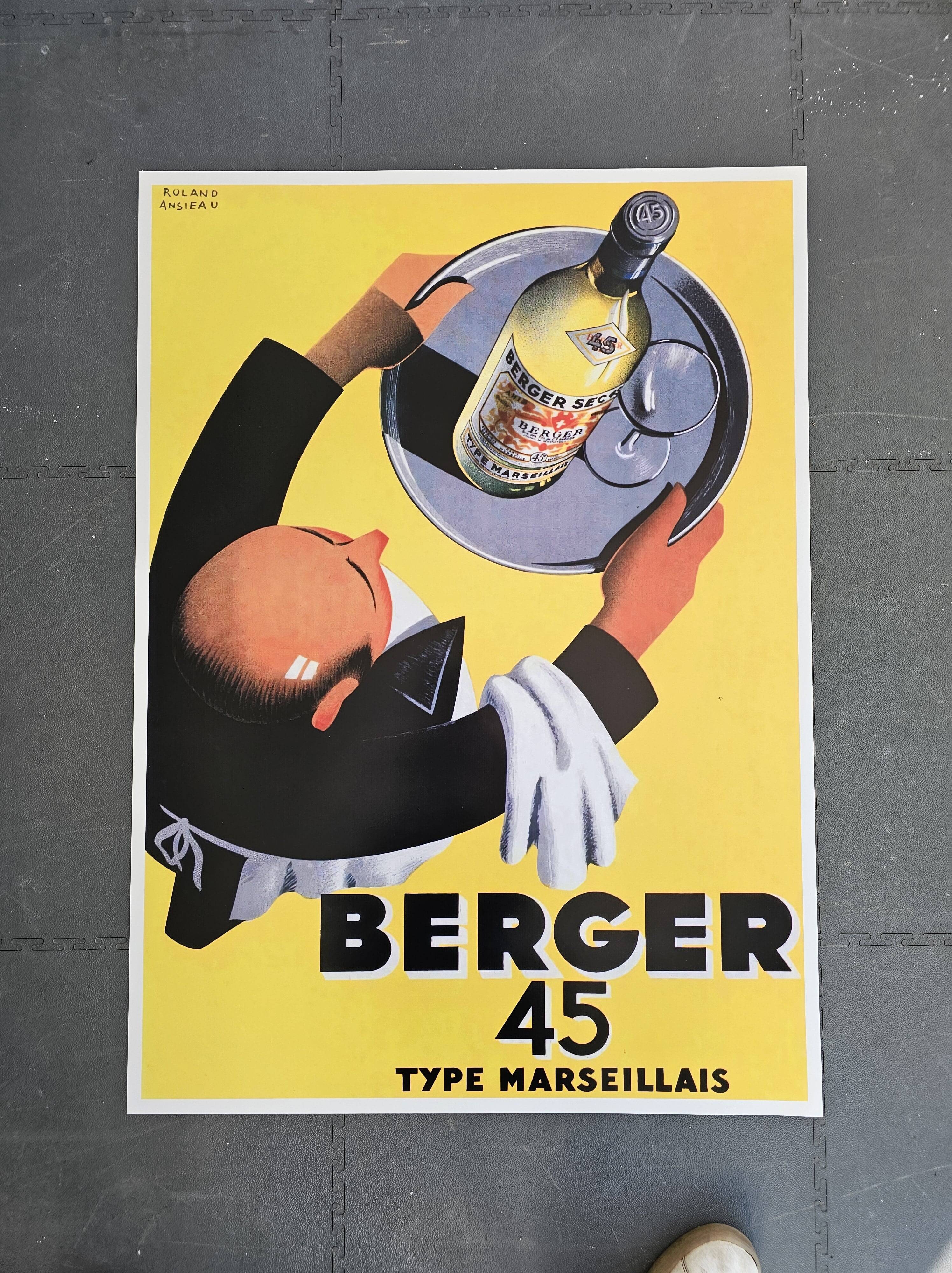 Berger poster 45 - ansieau roland