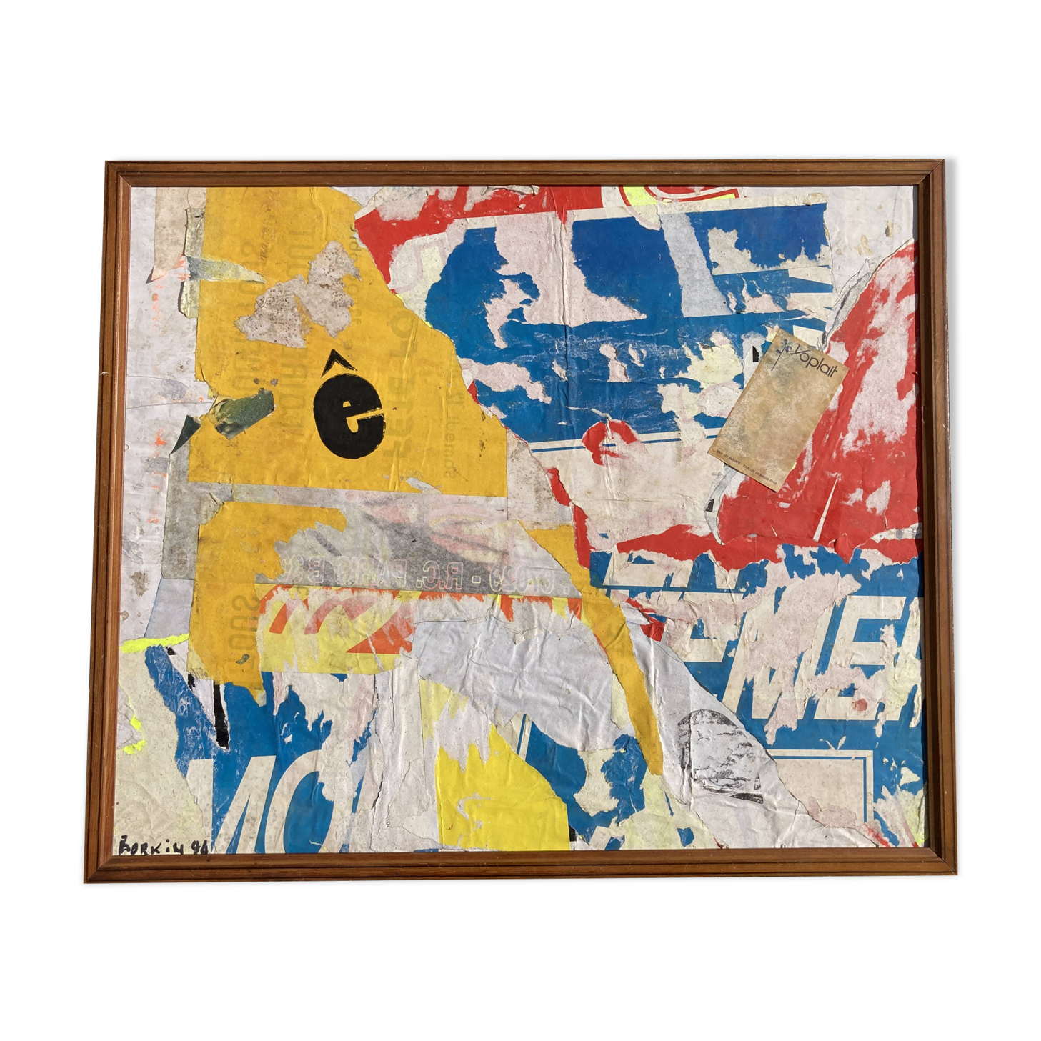 Borkin (born 1932), Collage With Circumflex E