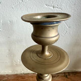 Pair of brass candlesticks