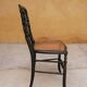 Napoleon III wooden and canning chair, 1920s