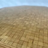 Vintage coffee table 1980s wood minimalist design