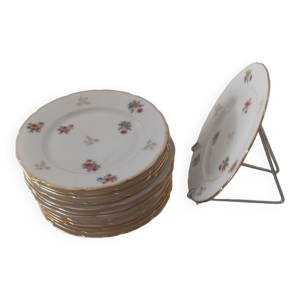 lot de 7 assiettes desserts - france