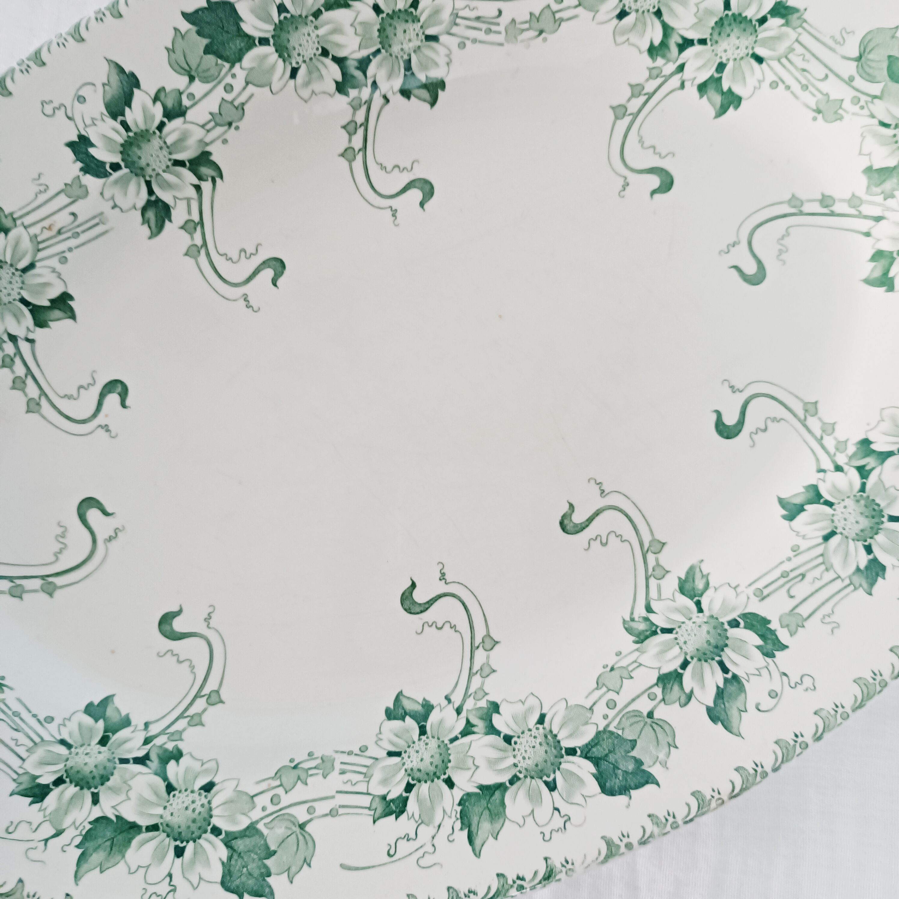 Oval iron earth dish, BFK